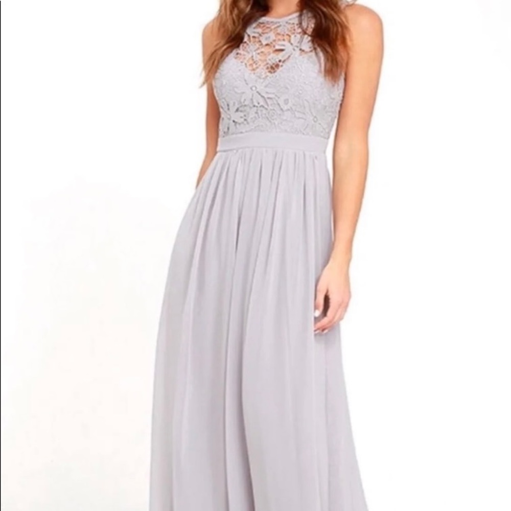 WHITE formal dress